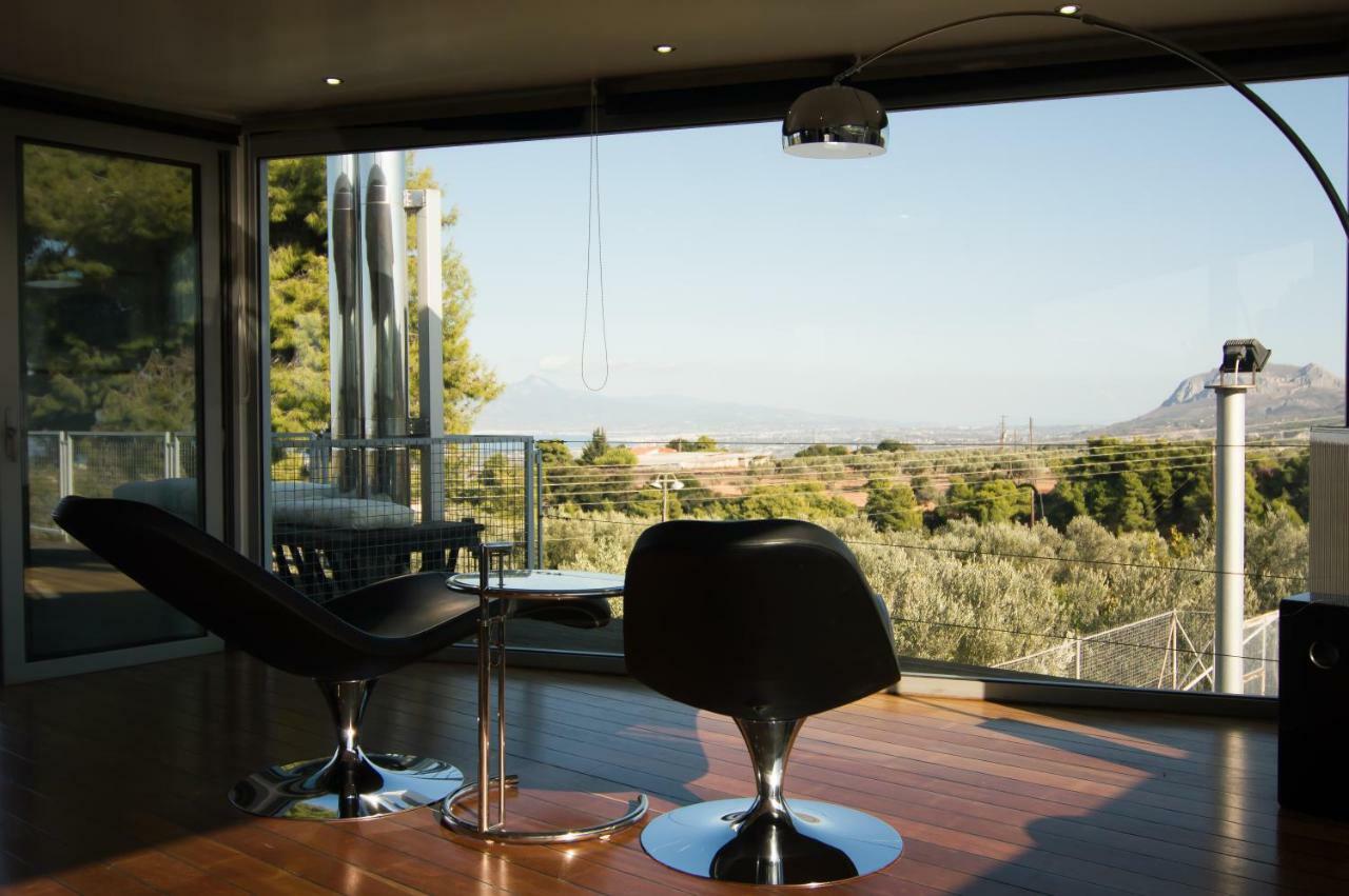 Country Villa Peloponnese With Tennis Court And Pool Zevgolateíon Exterior foto